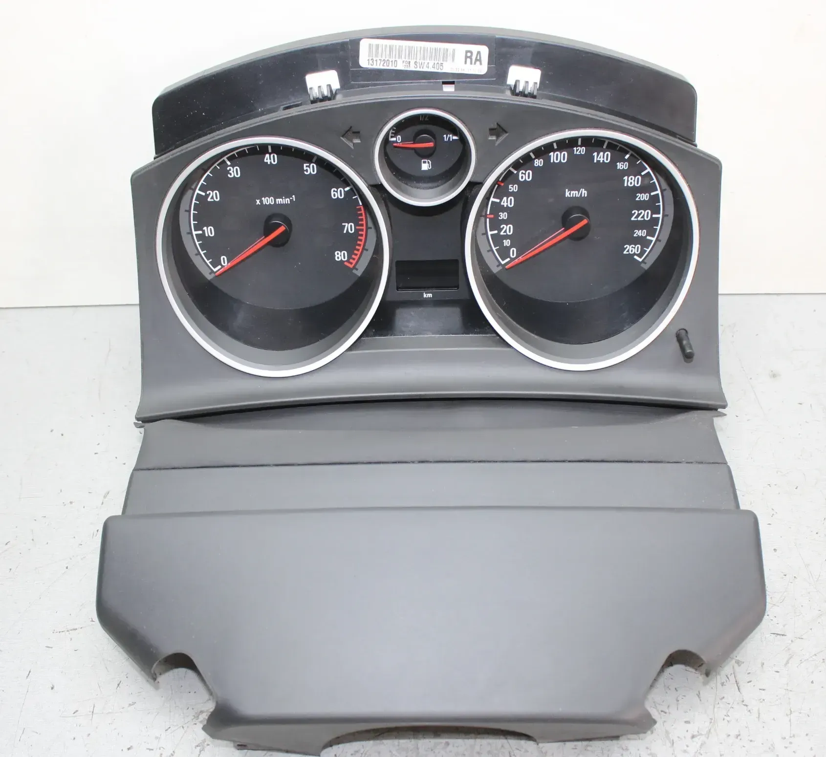 Tacho Kombiinstrument 13172010 Opel Astra H 1.6 Benzin Bj.04 - Bild 1