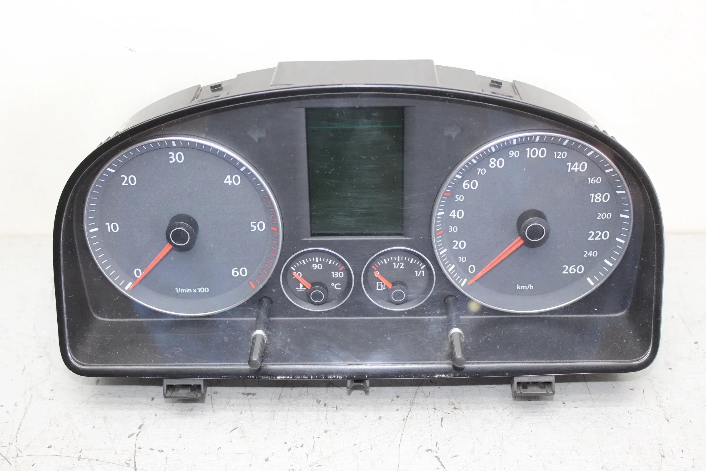 Tacho Kombiinstrument 1T0920874A VW Touran 1T1 1T2 2.0 TDI Bj.08 - Bild 1