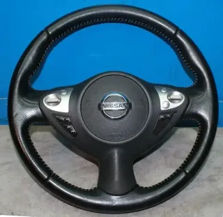 Multifunktion Leder Lenkrad m. Modul 48430-1KC1A 34127620A Nissan Juke F15 Bj.12 - Bild 1