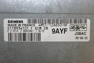 Motorsteuergerät Steuergerät 4M51-12A650-HF Ford Focus II DA3 1.6 74 KW Bj.05 - Bild 2