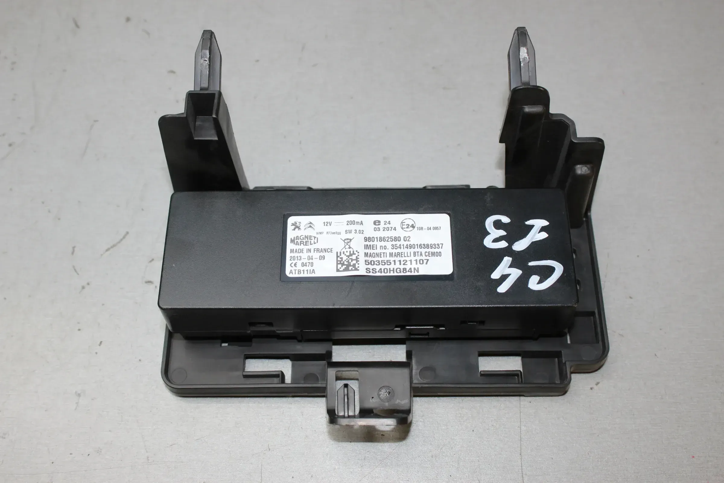 Steuergerät Bluetooth Telematic Modul Einheit 9801862580 Citroen C4 II NC Bj.13 - Bild 1