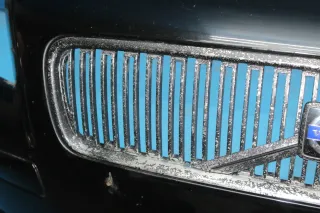 Stoßstange Stoßfänger Grill Gitter vorne Schwarz 019, 30657005 Volvo V50 Bj.06 - Bild 9