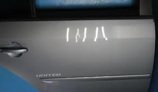 Tür komplett hinten rechts Grau, LR7N VW Touran 1T1 1T2 Bj.08 - Bild 3