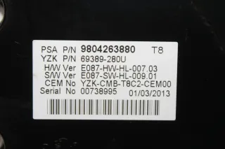 Tacho Kombiinstrument 9804263880 9677785180 Peugeot 5008 I - Bild 3