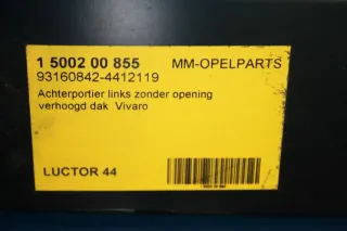93160842 Original Hecktür Flügeltür Tür hinten links Opel Vivaro A Kasten Hoch - Bild 10