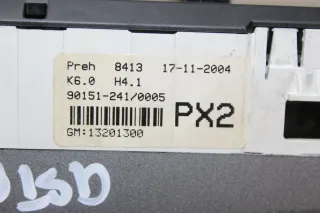 Klimabedienteil Bedienteil Klima Heizung 13201300 Opel Astra H Bj.04 - Bild 4
