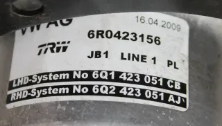 el. Servopumpe Hydraulikpumpe Lenkung 6R0423156 VW Polo IV 9N 2009 - Bild 2