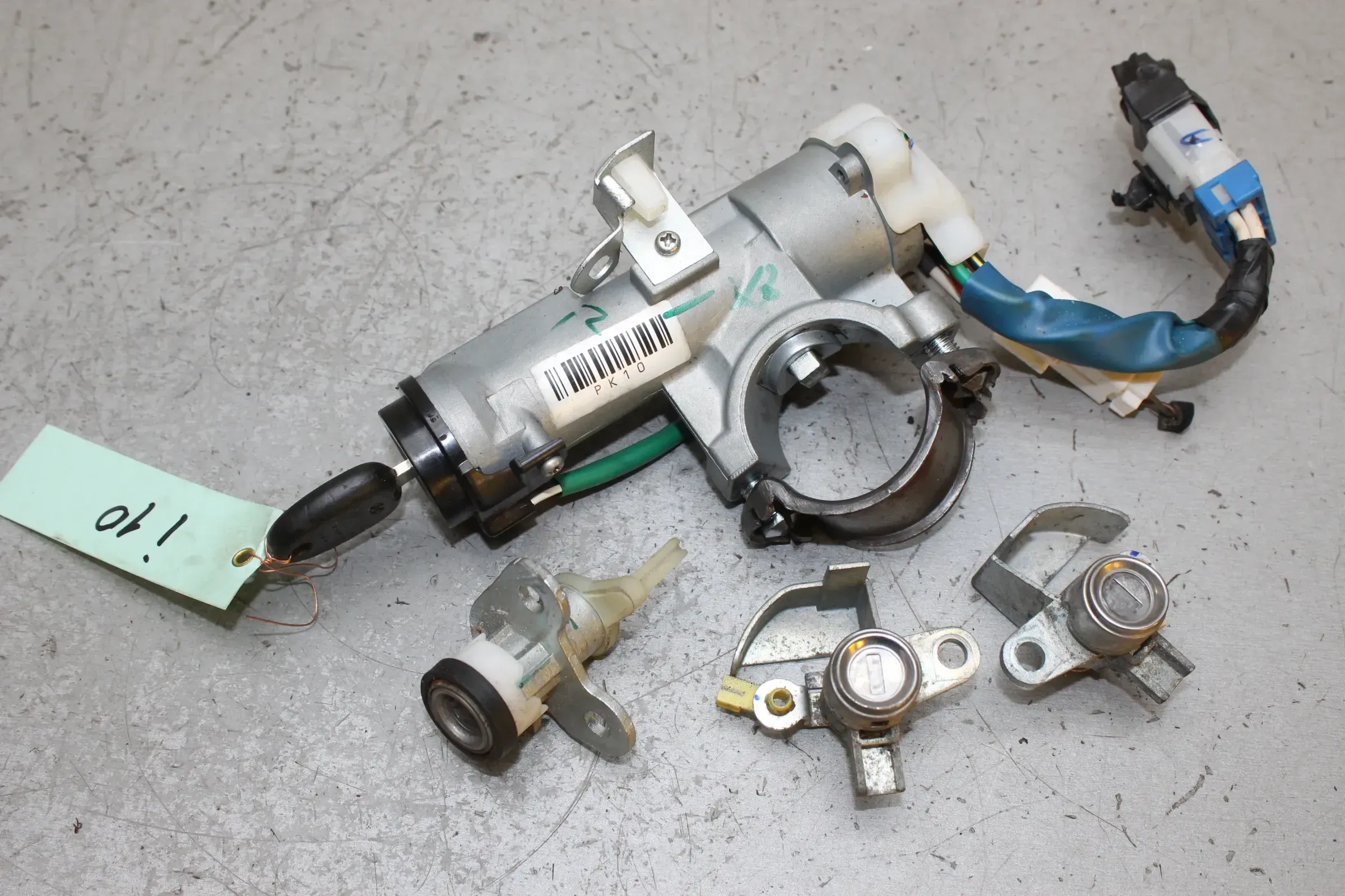Zündschloss PK10 1x Schlüssel Schließzylinder Hyundai i10 PA Bj.09 - Bild 1