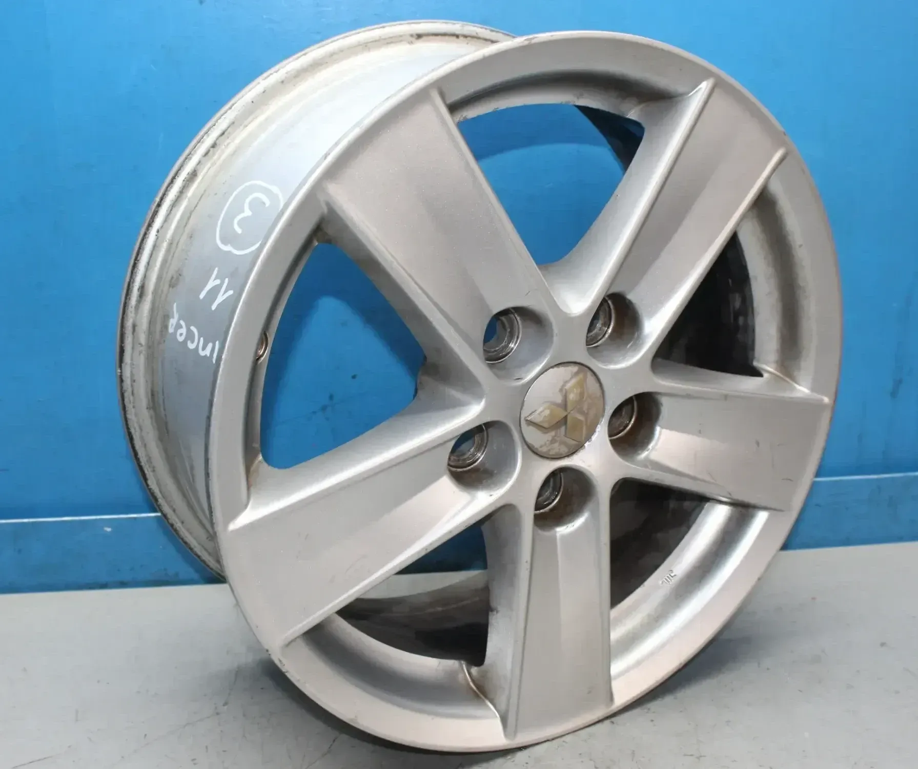 1x Alufelge 6,5Jx16 ET46 LK 5x114,3 4250B388 Mitsubishi Lancer VIII CY0 Bj.11(3) - Bild 1