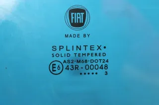 Türscheibe Seitenscheibe Scheibe vorne rechts 3-türig Fiat Punto 199 Bj.13 - Bild 2