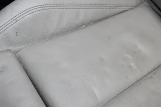 Sitzbezug Sitz vorne links Leder Modul Kopfstütze Oyster BMW 4er F32 Coupe Bj.14 - Bild 3