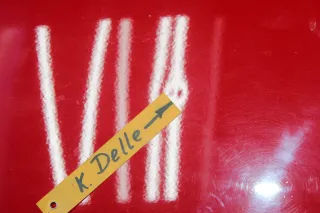 Beifahrertür Tür mit Türscheibe vorne rechts Rot KJH Citroen C1 4-türig Bj.06 - Bild 3