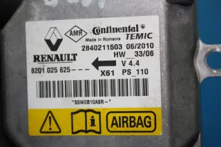 Airbagsteuergerät Steuergerät 8201025625 2840211503 Renault Kangoo II 2 KW Bj.08 - Bild 2