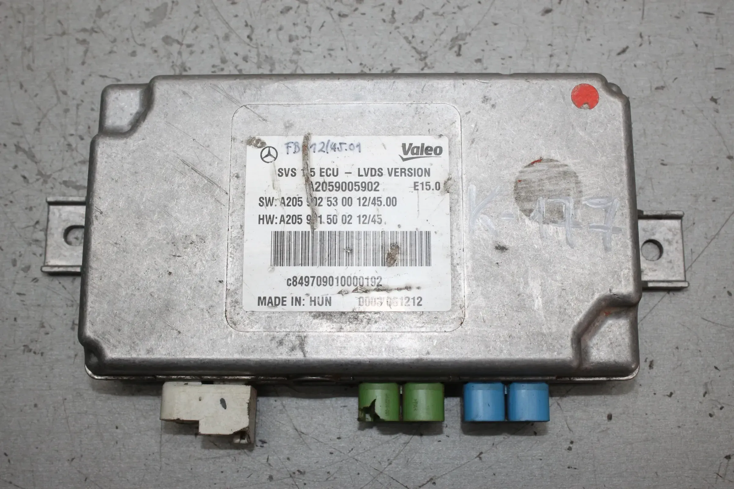 Mercedes Benz W205 Steuergerät Kamera Modul SVS 1.5 ECU LVDS A2059005902 - Bild 1