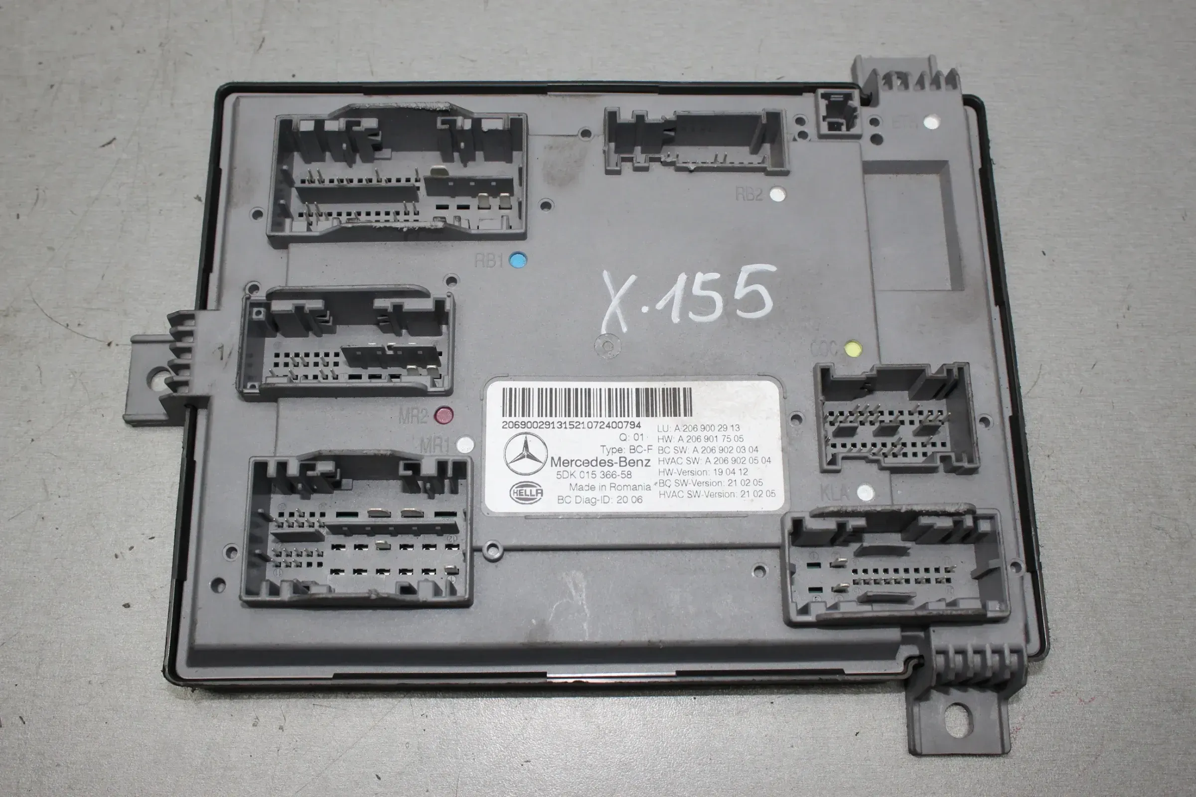 Mercedes Benz W206 Steuergerät BC-F Modul SAM A2069002913, A2069017505 - Bild 1