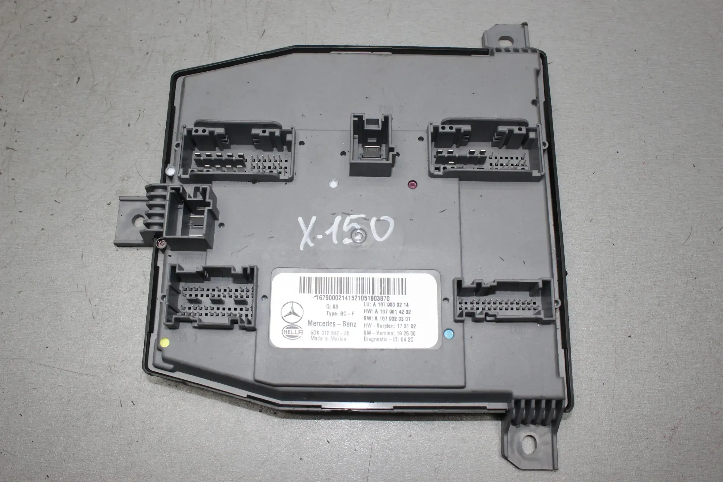 Mercedes Benz W167 Steuergerät BC-F Modul SAM A1679000214, A1679014202 - Bild 1