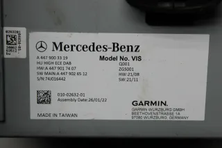 Mercedes Benz W447 Autoradio VIS Media Radio GPS Navi Navigation A4479003319 - Bild 2