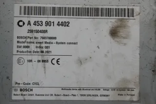 Smart ForTwo III 453 Bildschirm Media Radio GPS Navi Navigation A4539014402 - Bild 6