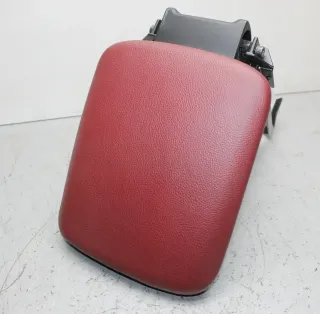 Leder Mittelarmlehne Rot Armlehne mit Fach Armrest Volvo C30 D4 Facelift Bj.11 - Bild 1