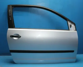 Tür Türscheibe Fensterheber vorne rechts Silber LA7W VW Polo IV 9N 2-türig Bj.04 - Bild 1