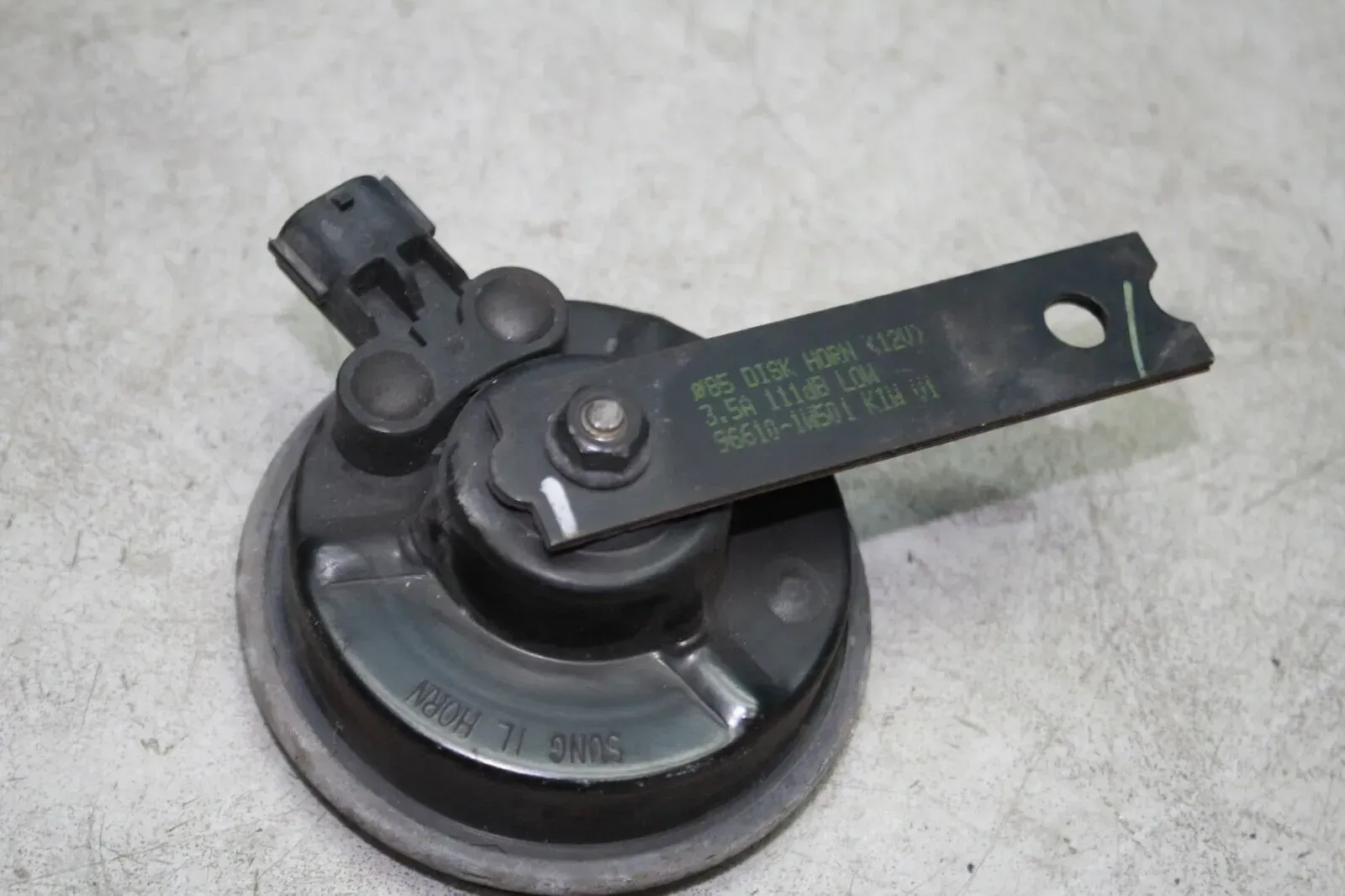 Klaxon Hupe Horn Signal Alarm LOW 96610-1W501 KIA RIO III 3 UB Bj.16 - Bild 1