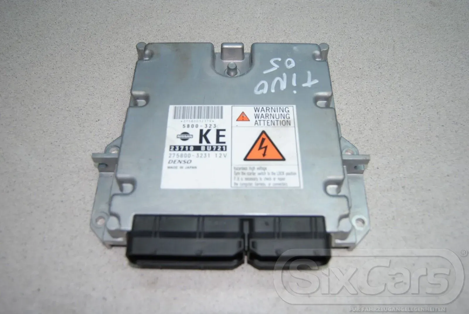 Nissan Almera Tino V10 2.2dCi Steuergerät Motorsteuergerät 23710BU721 2758003231 - Bild 1