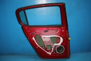 Tür hinten links mit Türscheibe EPYD Rubinrot Peugeot 308 II T9 Bj.14 - Bild 6