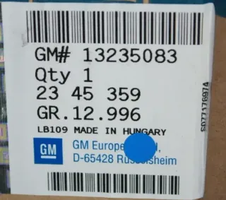 13235083 Original GM Kofferraumabdeckung Laderaumabdeckung Rollo Opel Combo C - Bild 2