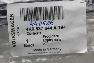 Türleiste Oben Zierleiste Tür vorne rechts 4K0837644A Audi A6 S6 4A C8 Avant - Bild 9