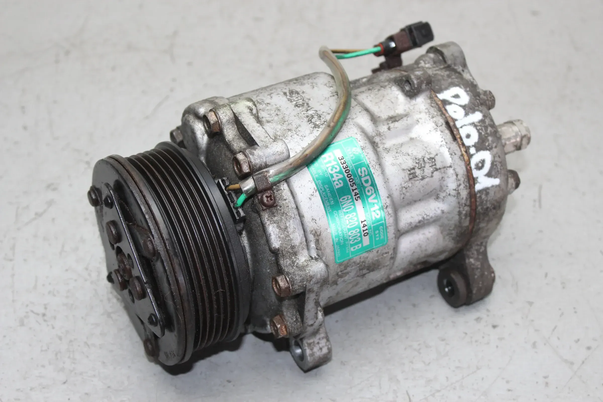 Klimakompressor Klima Kompressor 6N0820803B VW Polo 6N 1.4 Bj.01 - Bild 1