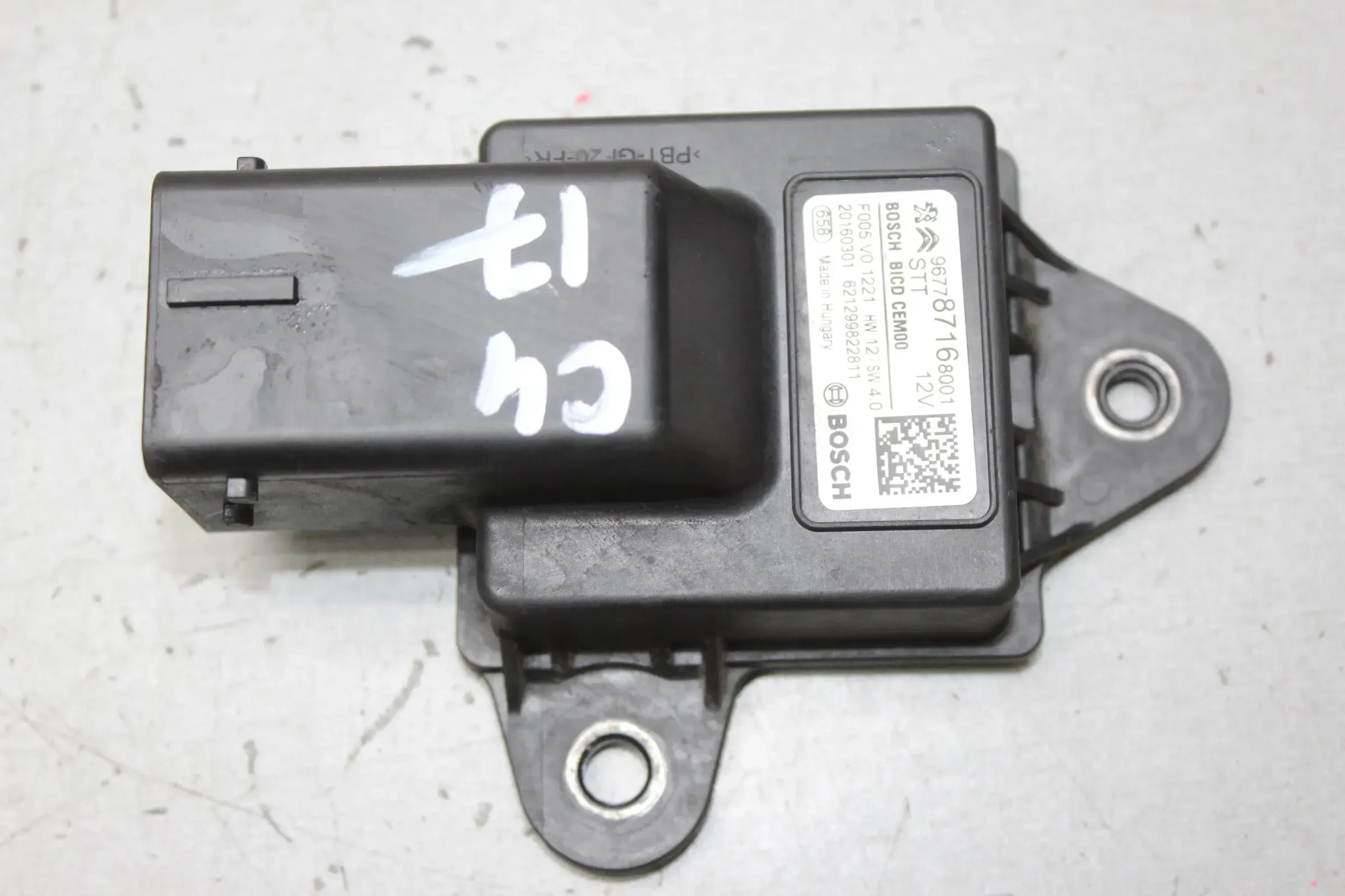 Relais Start/Stop Steuergerät 9677871680 Citroen C4 Picasso II 1.6 BlueHDi Bj.17 - Bild 1
