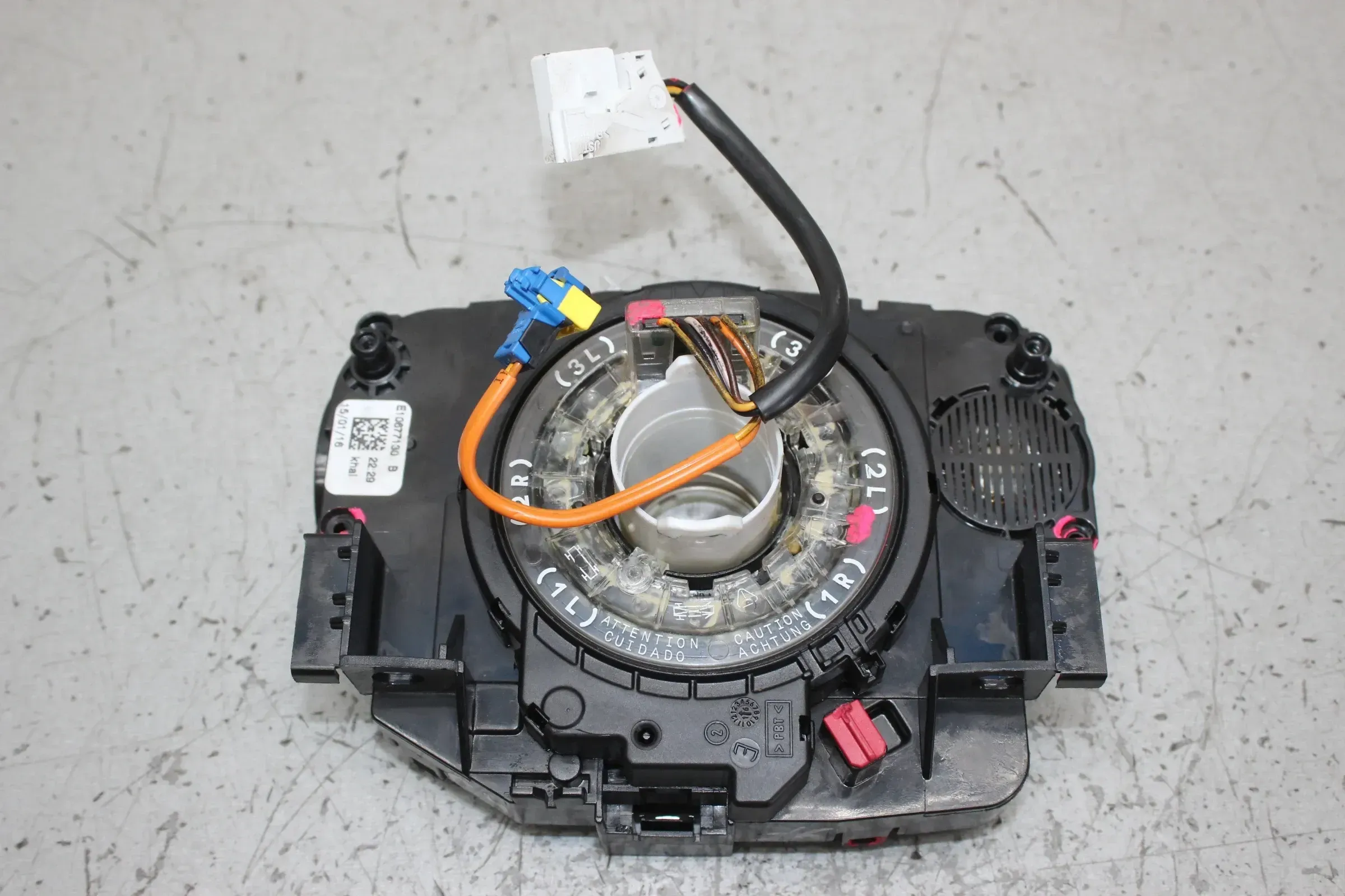 Schleifring Wickelfeder Lenkwinkelsensor 9663230880 Citroen C4 Picasso II - Bild 1