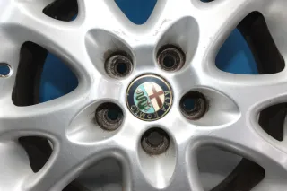 1x Alufelge 15 Zoll 6,5Jx15 ET41.5 Felge LK 5x98 Alfa Romeo 147 Bj.08 (3) - Bild 3
