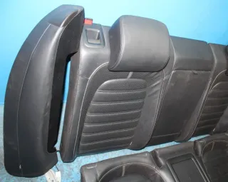 Rücksitz Leder Sitz hinten mit 2x Modul und Sitzheizung VW Passat CC 357 Bj.08 - Bild 5