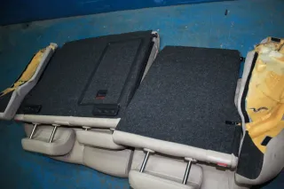 Rücksitzbank Rücksitz Sitz hinten Teilleder Beige Skoda Octavia II 1Z5 Kombi - Bild 11