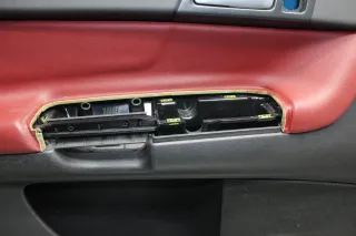 Türverkleidung Türpappe vorne links Leder Rot Volvo C30 D4 Facelift Bj.11 - Bild 2