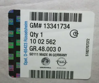 13341734 Original GM 1x Alufelge 6J x 16 Zoll ET40 LK 4x100 Opel Corsa D - Bild 2