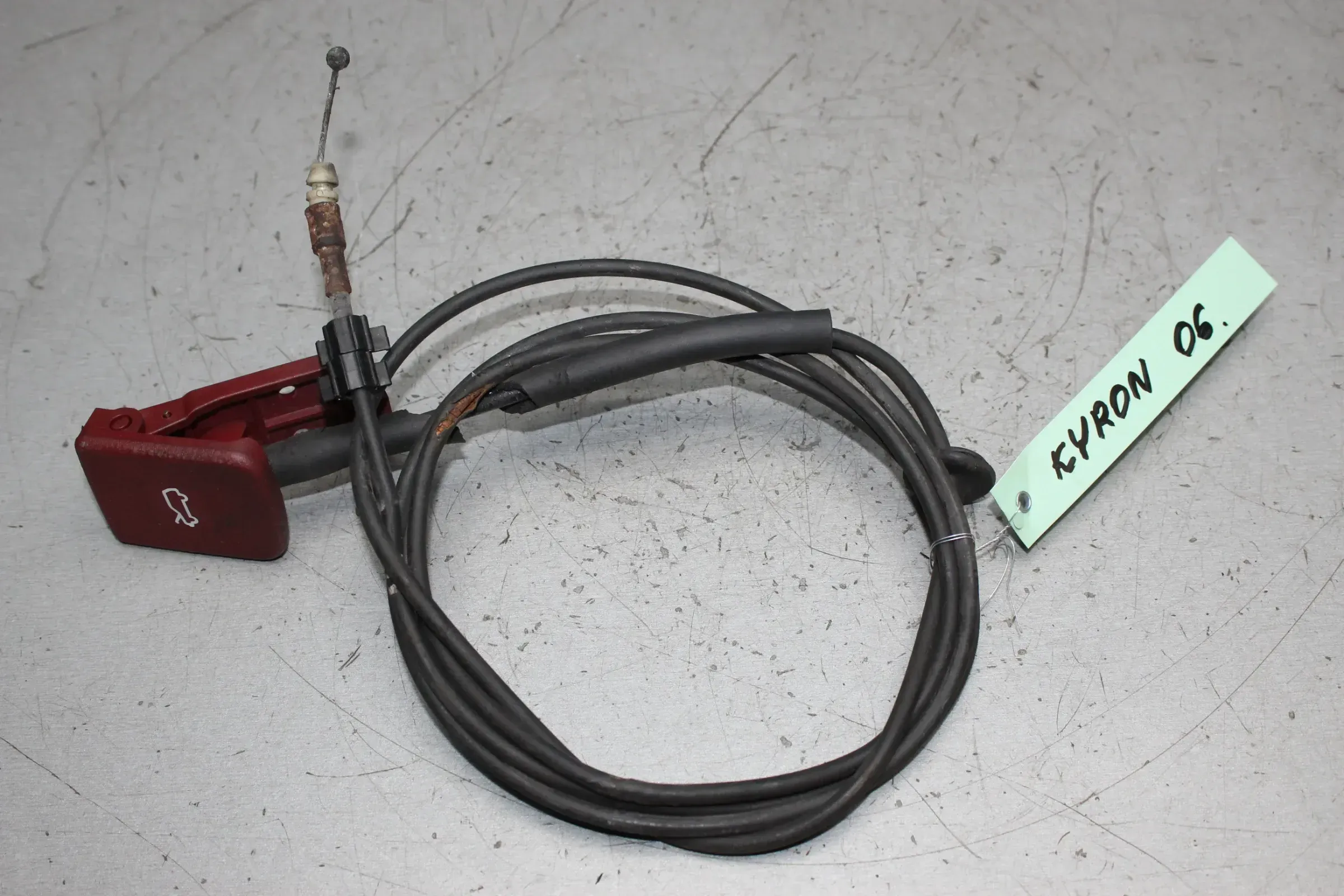 Motorhaubenöffner Öffner Hebel Entriegelung Motorhaube SsangYong Kyron Bj.06 - Bild 1