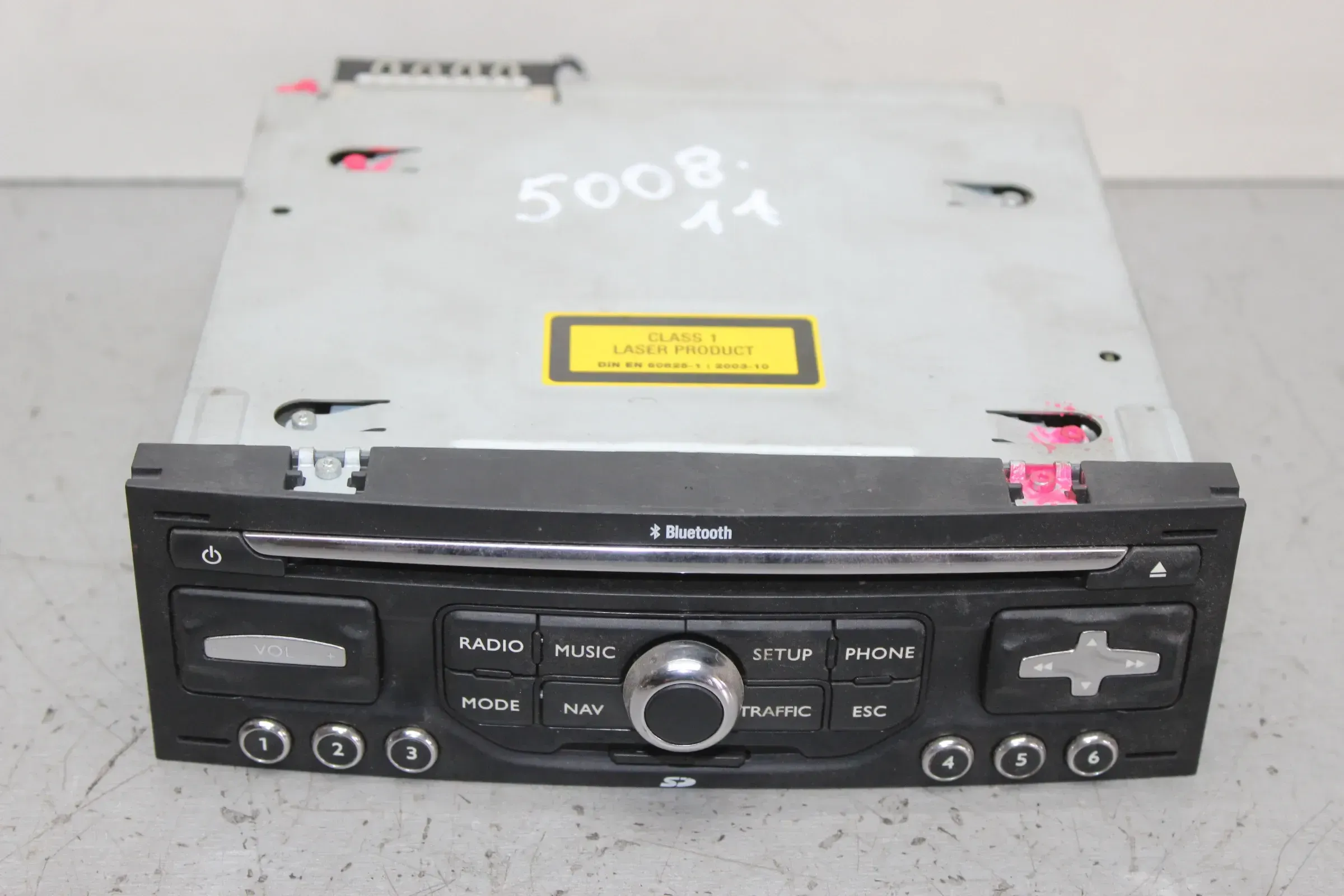 Autoradio Navi Radio CD Navigation SD 96751717XT Peugeot 5008 I Bj.11 - Bild 1