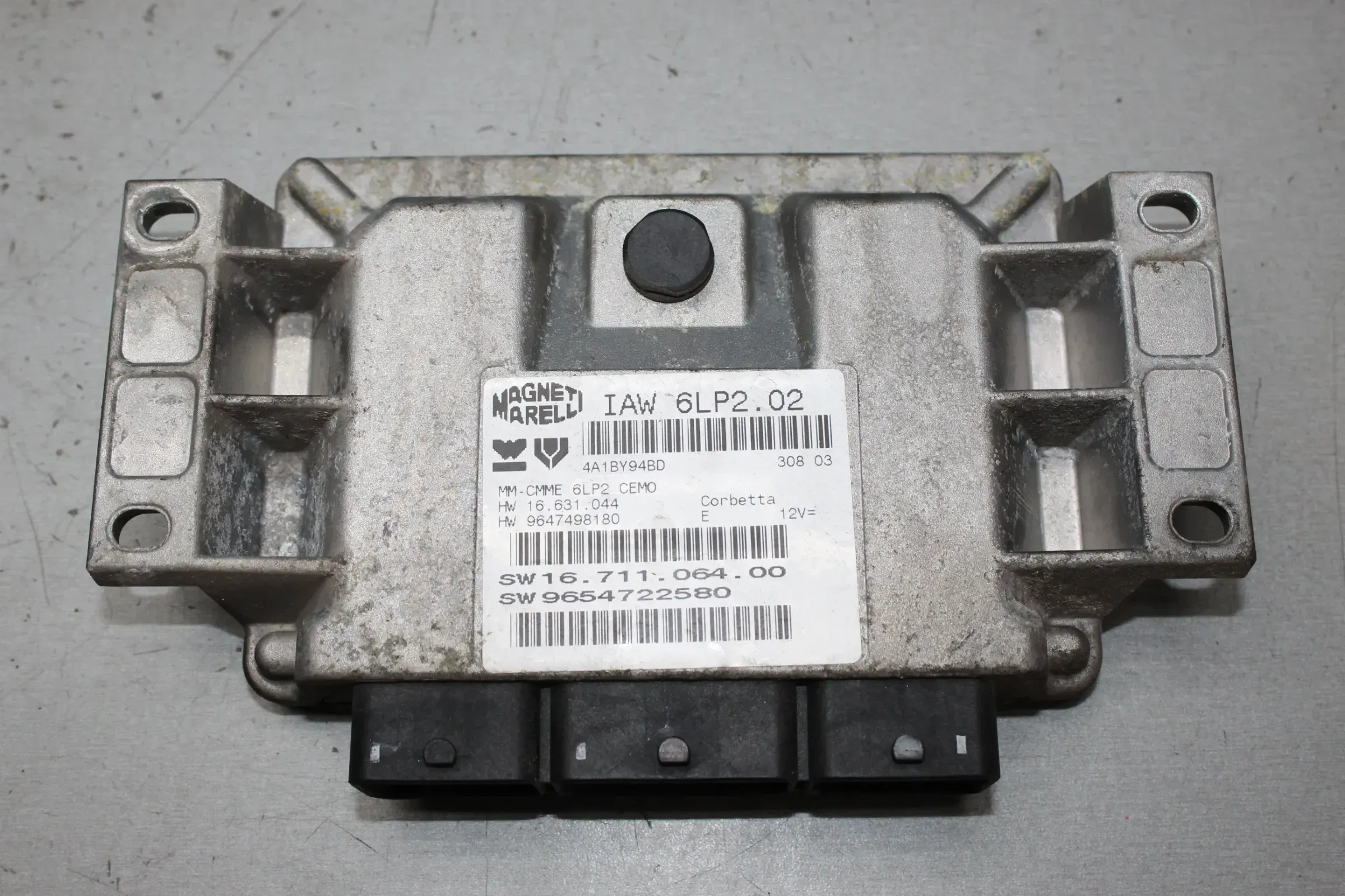Motorsteuergerät Steuergerät 9647498180, 9654722580 Citroen C3 I 1.4 16V Bj.04 - Bild 1
