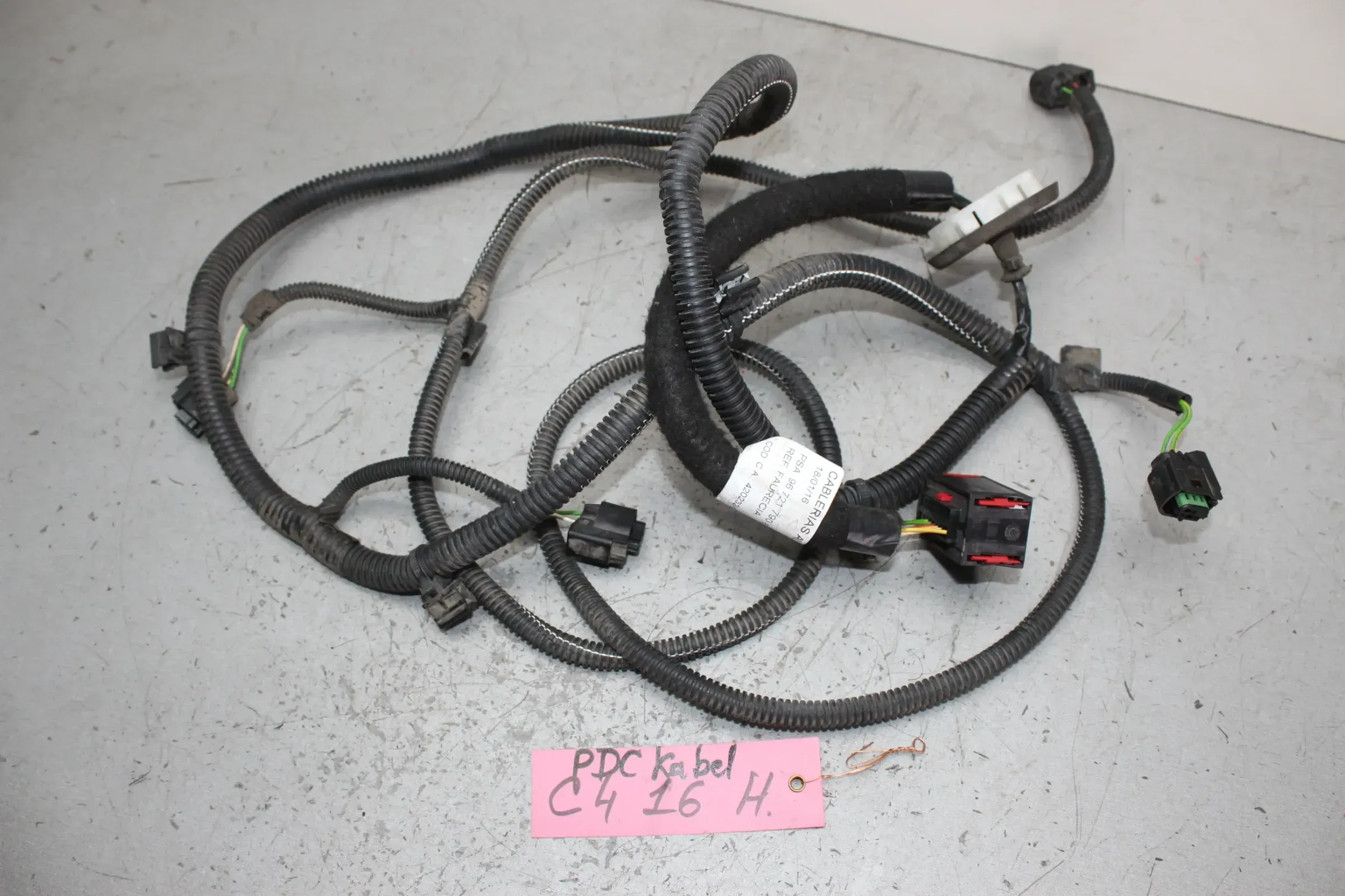 PDC Kabelbaum Einparkhilfe hinten 9672179080 Citroen C4 II NC Bj.16 - Bild 1