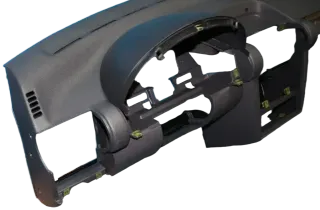90487123 Original GM Armaturentafel Armaturenbrett Grau Opel Corsa B Tigra A - Bild 5