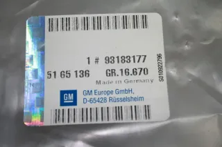 Original Opel Rahmen Rückenlehne vorne rechts Sitz Astra G H Zafira A 93183177 - Bild 2
