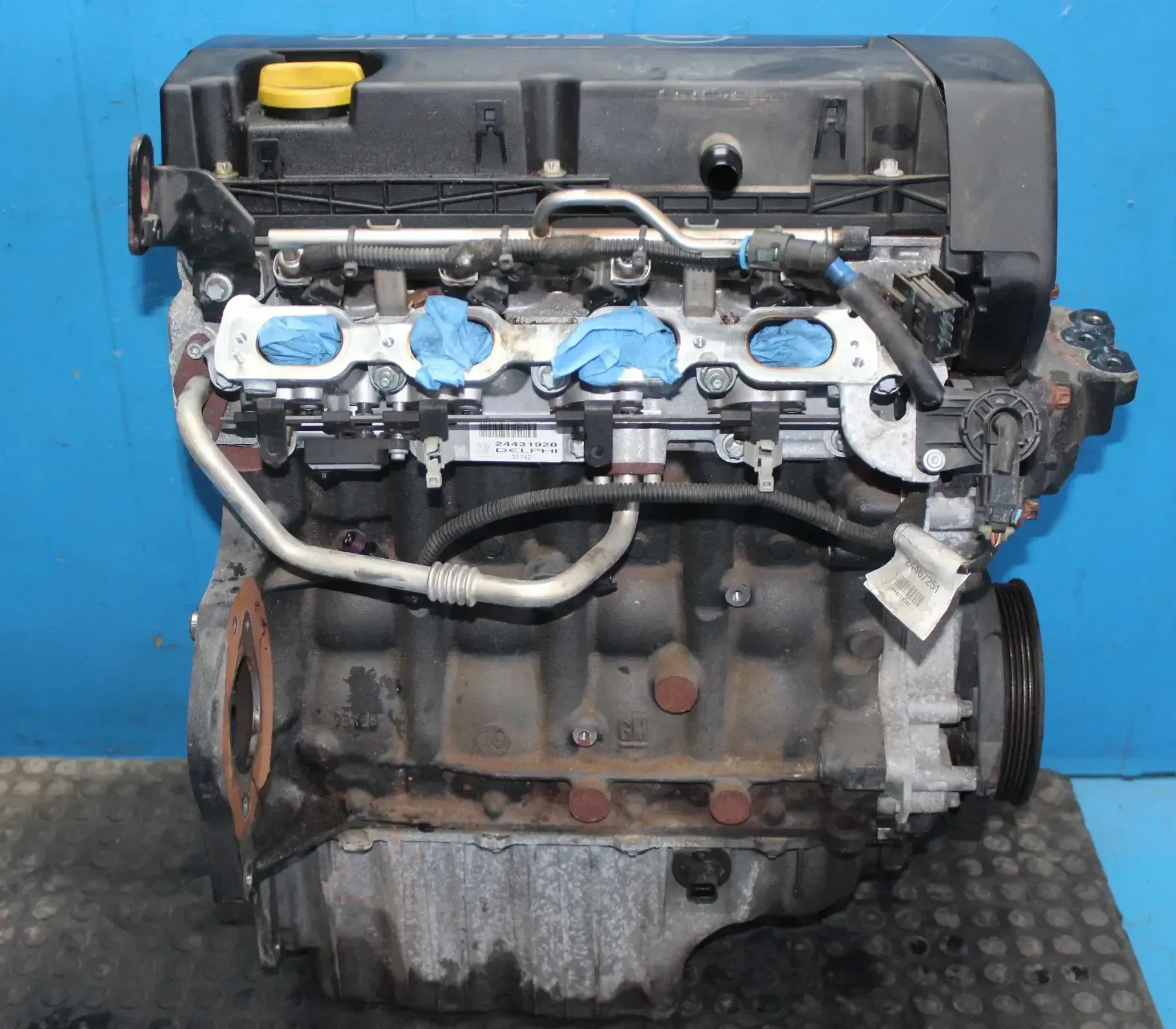 Benzin Motor 77 kW code, Z16XEP, ohne Anbauteile, Opel Astra H 1.6 Bj.04 - Bild 1