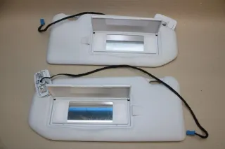 2x Sonnenblende links rechts mit Spiegel Beleuchtung Peugeot 508 I 8D Bj.16 - Bild 2