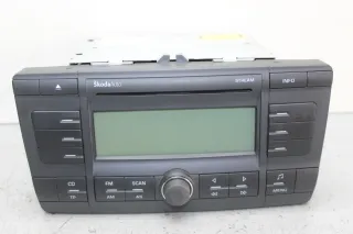 Autoradio Radio CD Player 1Z0035161B Skoda Octavia II 1Z Bj.06 - Bild 1