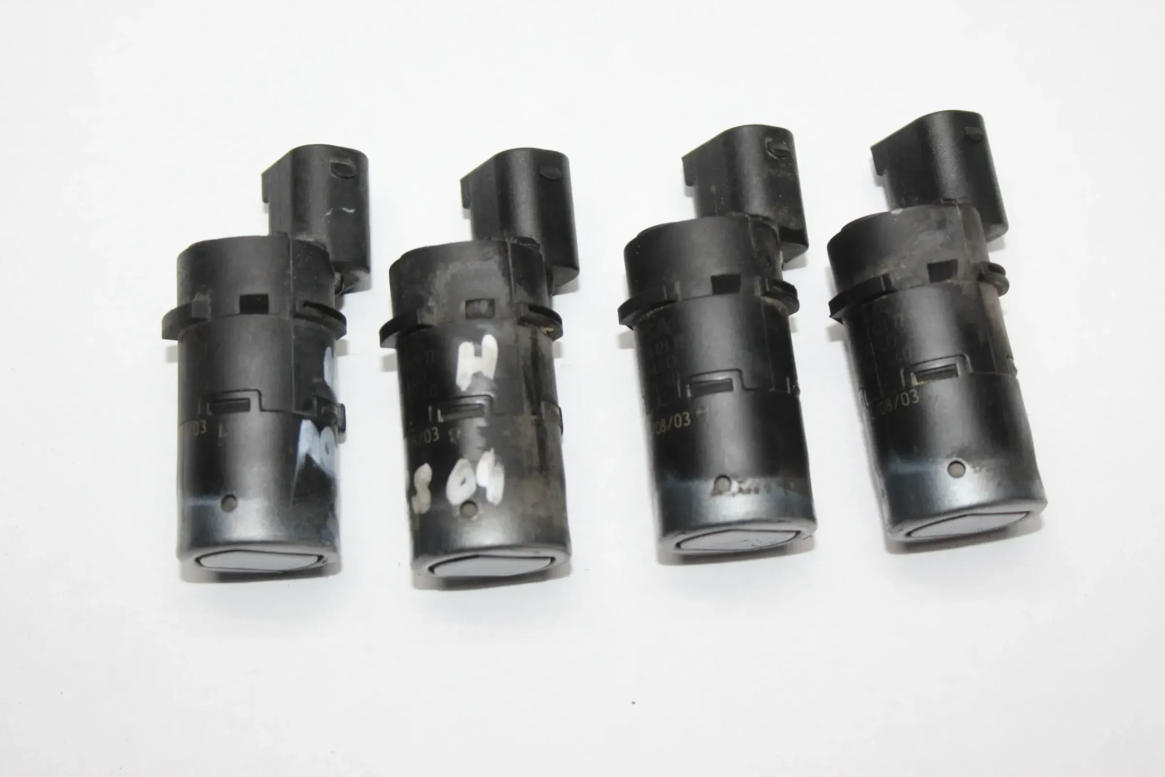 4x PDC Sensor Einparkhilfe 9643982377, 602440 Grau EYTC Citroen C3 I FC Bj.04 - Bild 1