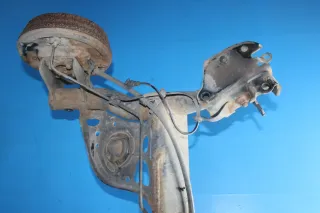 Hinterachse Achsträger Achse hinten Trommelbremse ABS Nissan Micra III K12 Bj.09 - Bild 7