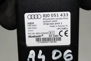 Bluetooth Freisprecheinrichtung Steuergerät 8J0051433 Audi A4 8E B7 Bj.06 - Bild 2