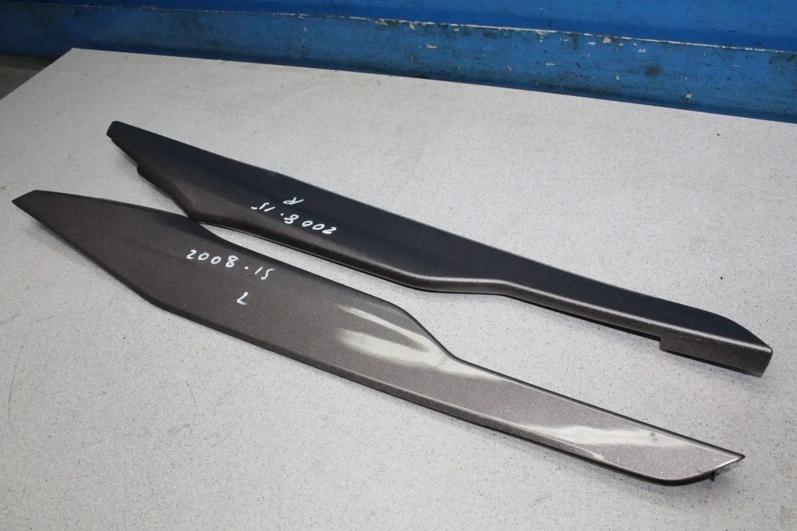 Peugeot 2008 Bj.15 2x Verkleidung Leiste Mittelkonsole 9677872777 9677872877 - Bild 1